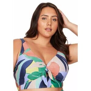 ArteSands L' Avana Cezanne Bathing Suit Bikini Top Swimsuit Luxury PLUS 18 NWT